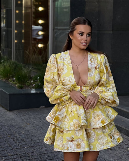 Amaya | Floral Ruffle Dress