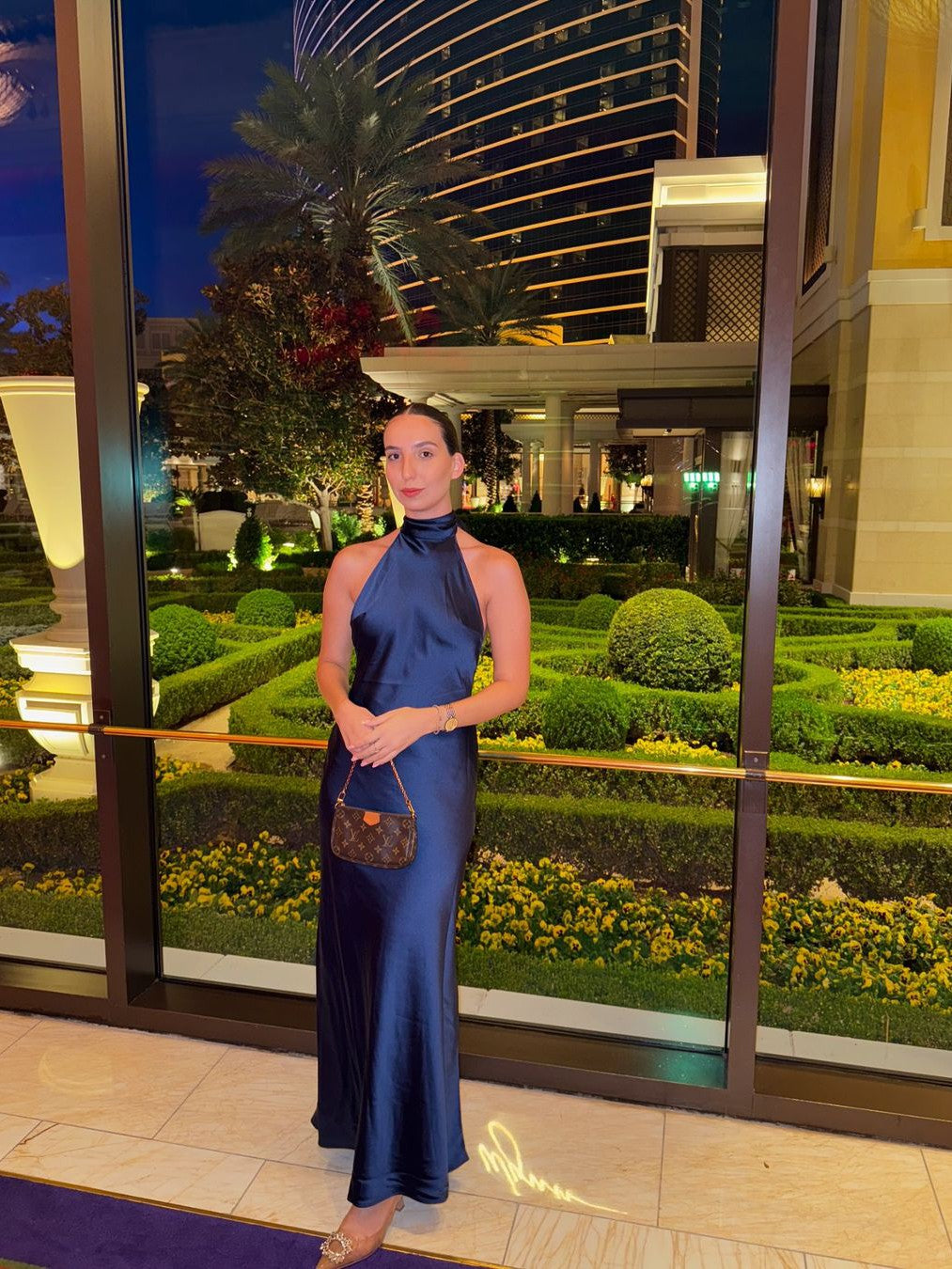 Halterneck Backless Maxi Dress