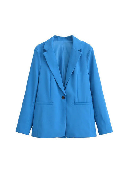 Blazer With Vest & Wide Leg Pants 3 Piece Coord Set