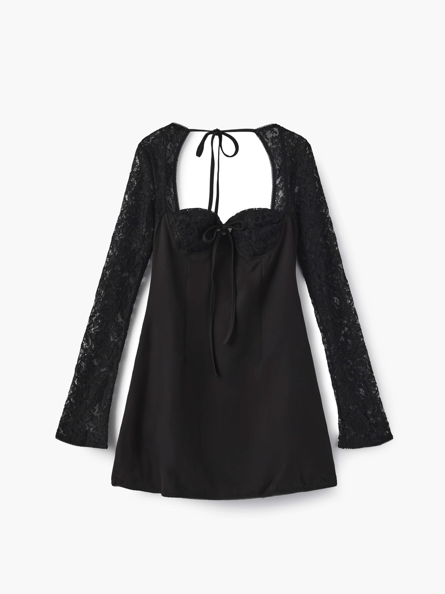 Louise mini dress with lace details