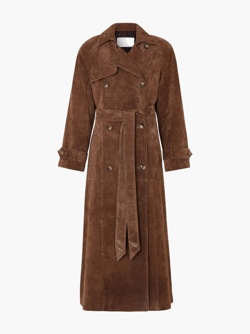 | Women’s Warm Belted Trench Coat