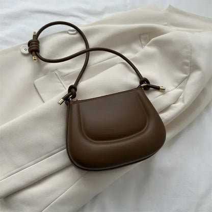 Purple Retro PU Leather Crossbody Shoulder Bag