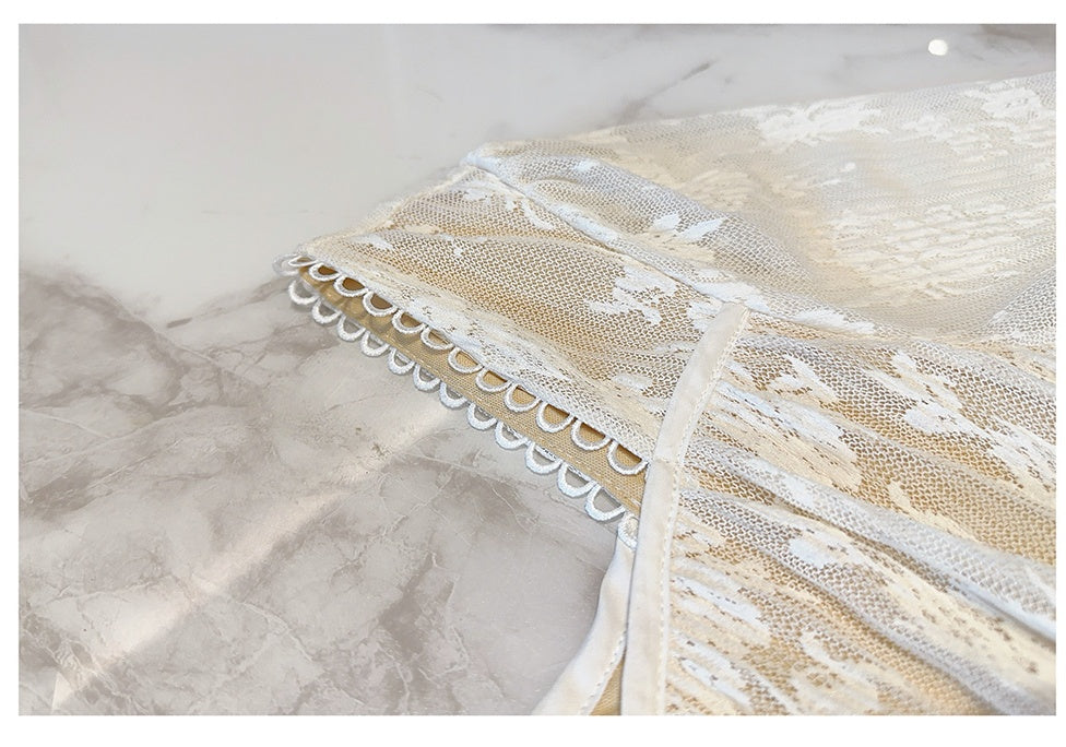 Soft Knit Lace Mermaid Dress Plus-Size