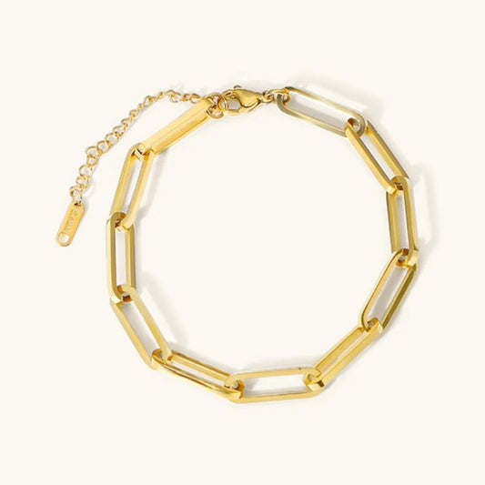 Soleil Paperclip Chain Bracelet