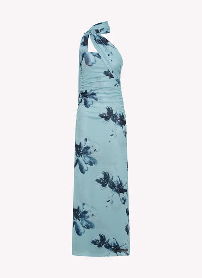 Carlotta Maxi Dress - Blue Black Floral