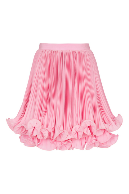 Sonnet Pleated Ruffled Mini Skirt