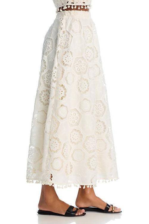 Square Crochet Tank Top & Maxi Skirt