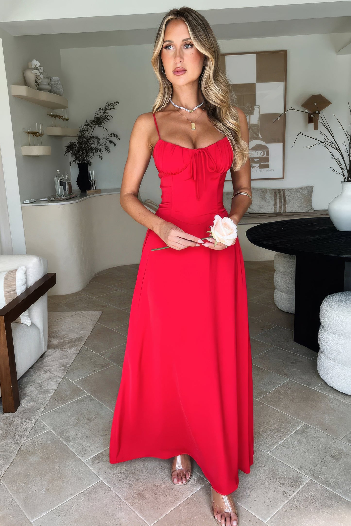 Stylish Lightweight Maxi Summer Dress for Women – Elegant Fit Up to 3XL, Perfect for Wedding Guests and Casual Outings