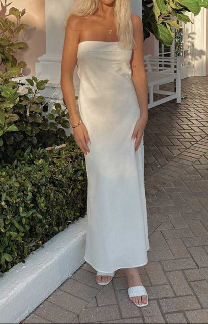 Federica Summer Cream Midi Dress