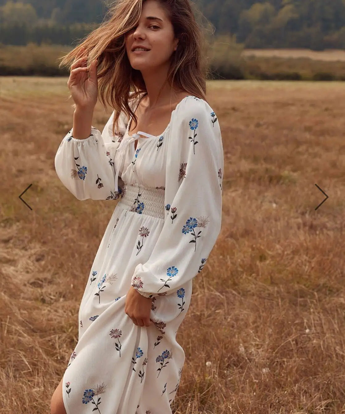 100% Cotton White Maxi Dress