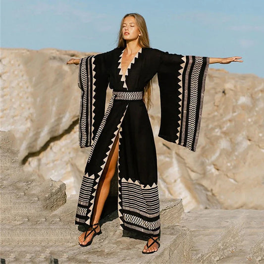 Swimwear Cover-Up Boho Dress