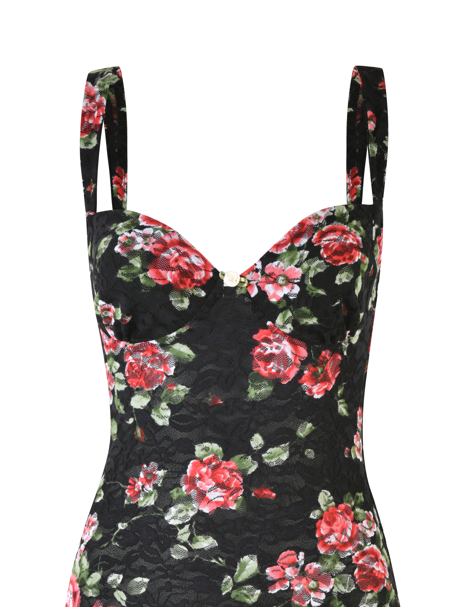 Floral Lace Sweetheart Neck Wide Strap Ruched Bodycon Mini Dress