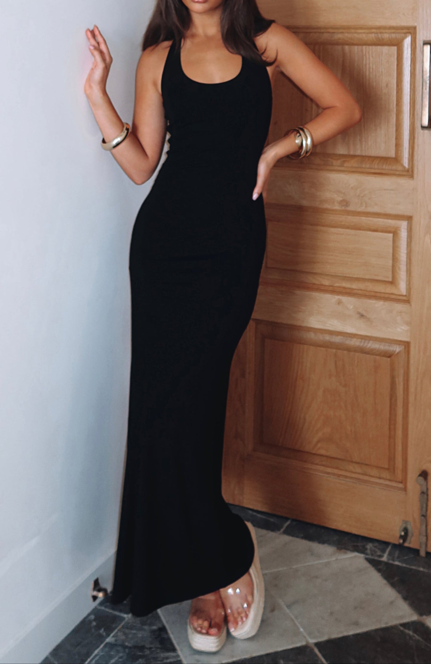 Abril Maxi Dress Black