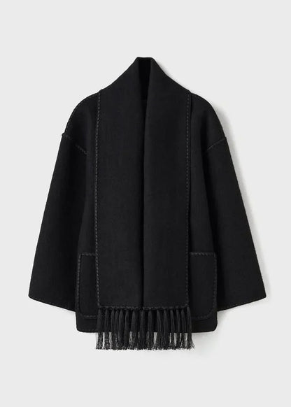 Jessy Elegant Scarf Coat