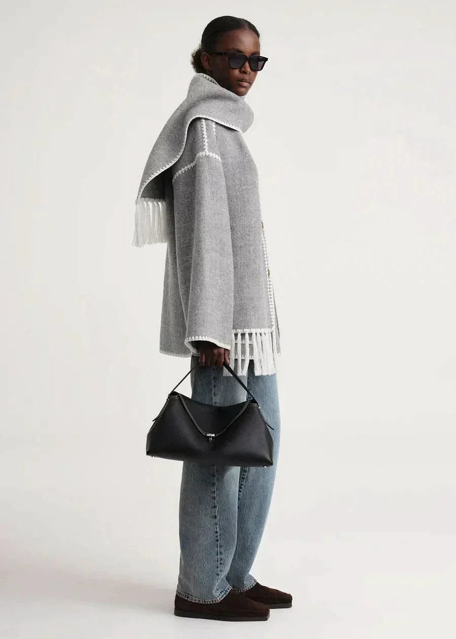 Jessy Elegant Scarf Coat