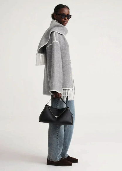 Jessy Elegant Scarf Coat