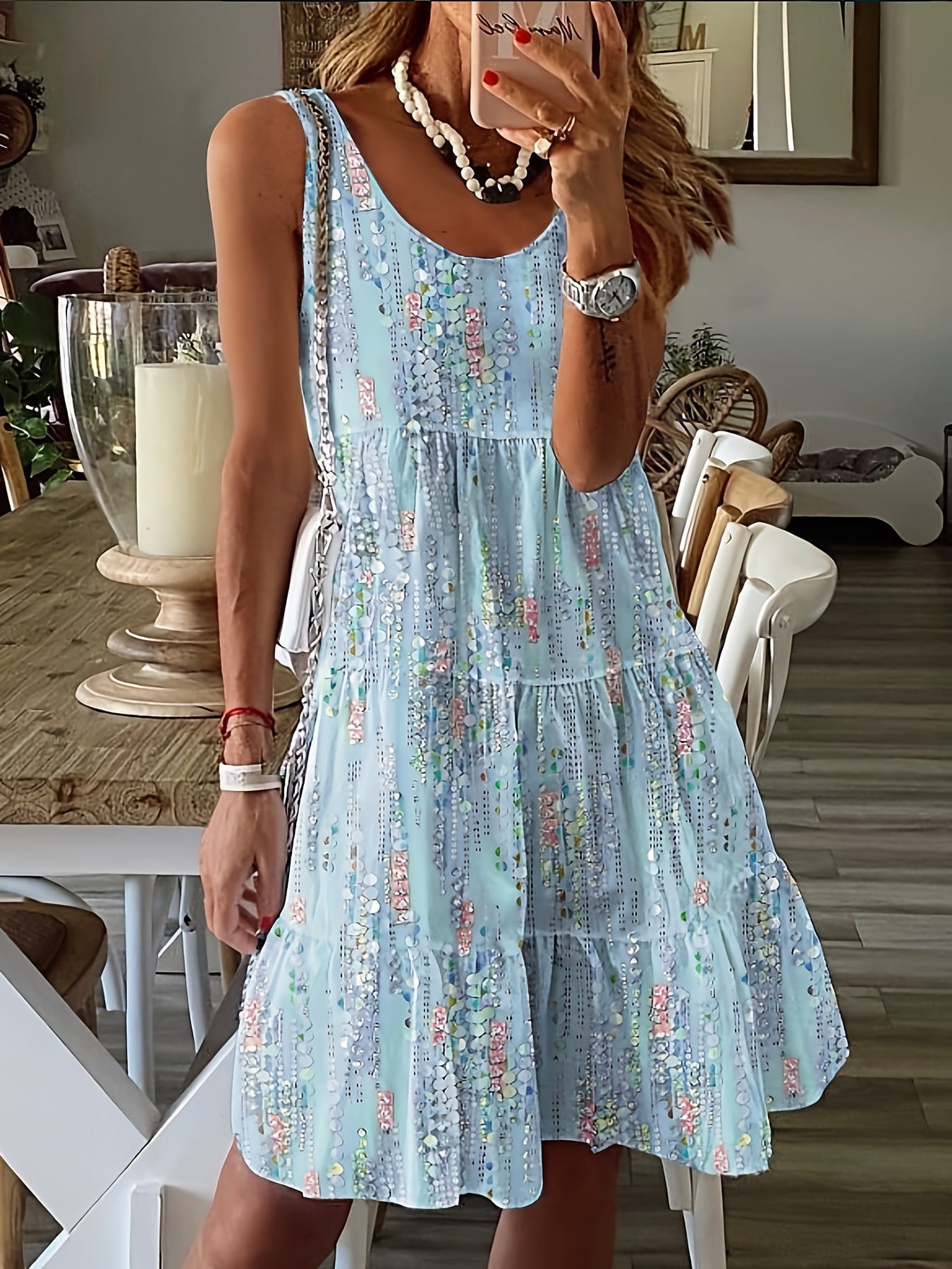 Floral Short Dress