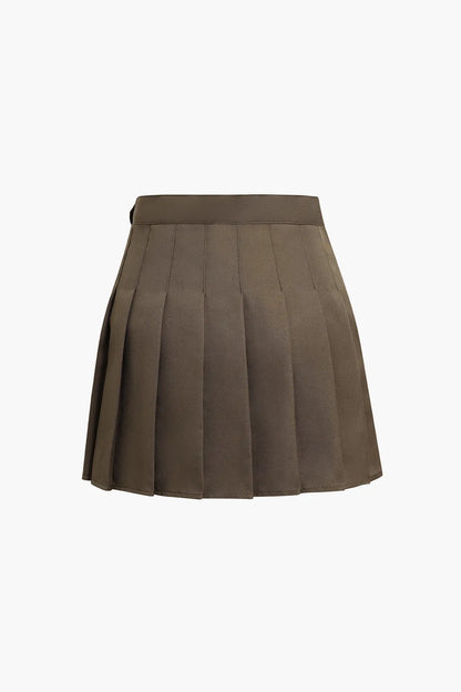 Talma Pleated Mini Skirt