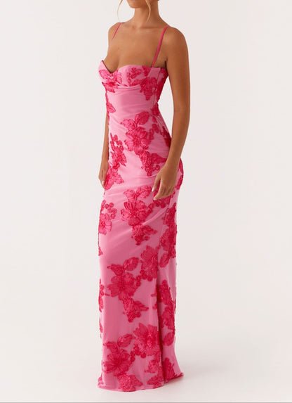 Elisabetta Maxi Dress - Pink