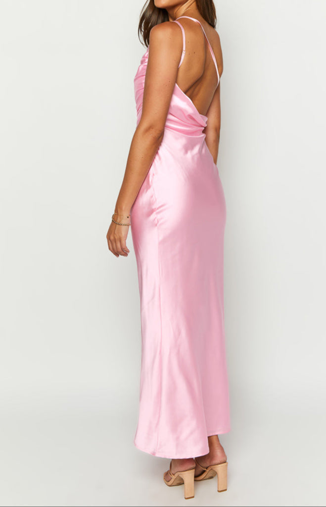 Paula Pink Formal Maxi Dress