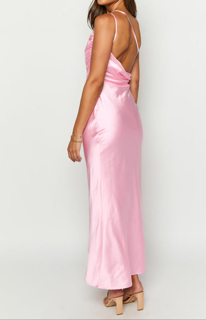 Paula Pink Formal Maxi Dress