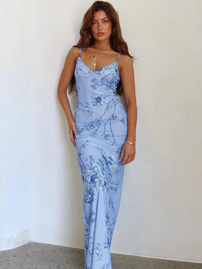 Elegant Long Maxi Vacation Dress
