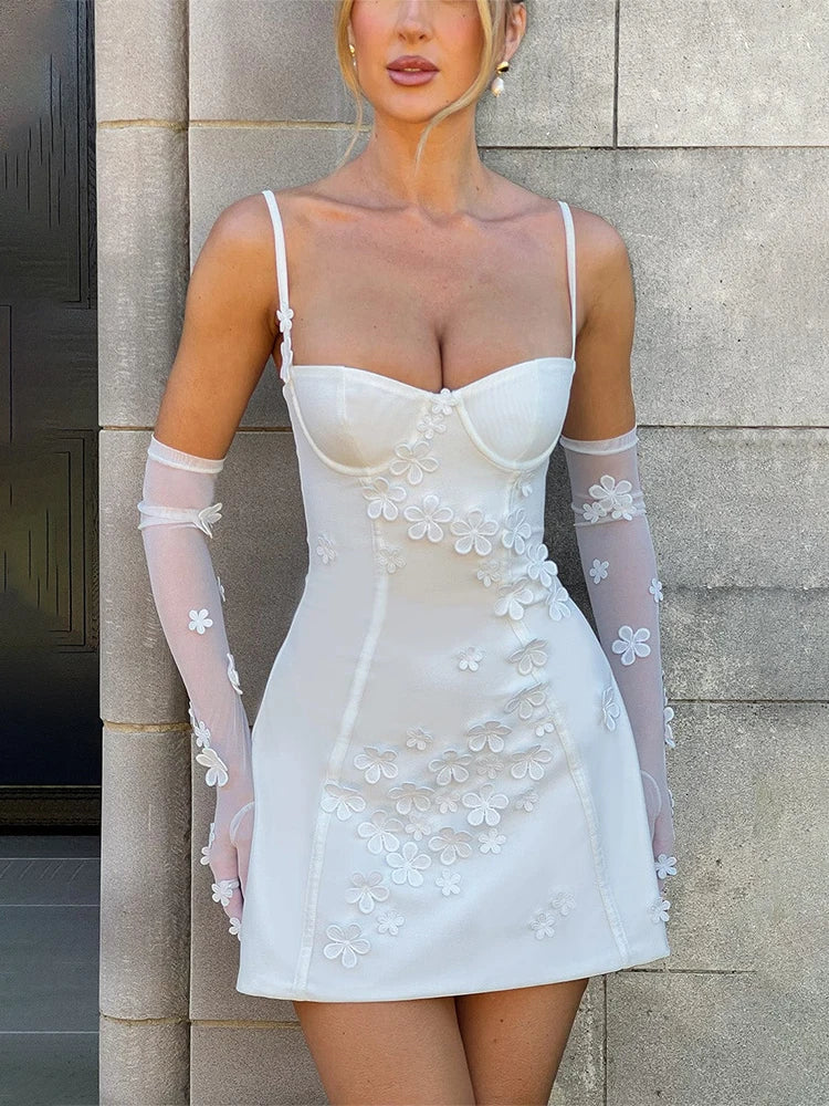 Floral Slim Bodycon A-line Vacation Dress