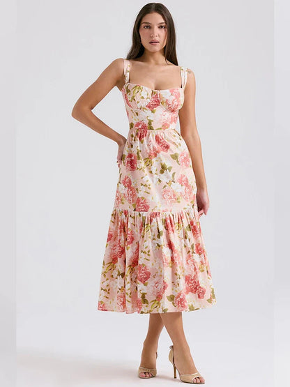 Print Bodycon A-line Vacation Dress