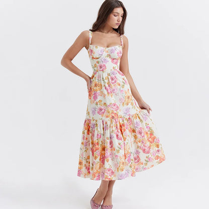 Print Bodycon A-line Vacation Dress