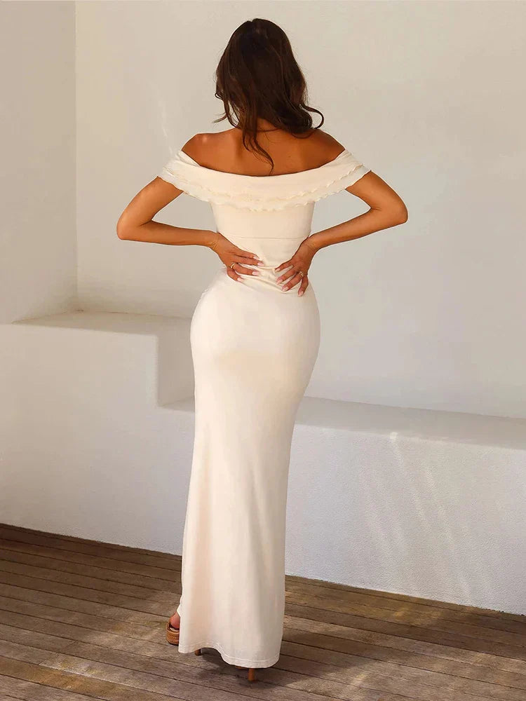 Slim Bodycon Maxi Vacation Dress
