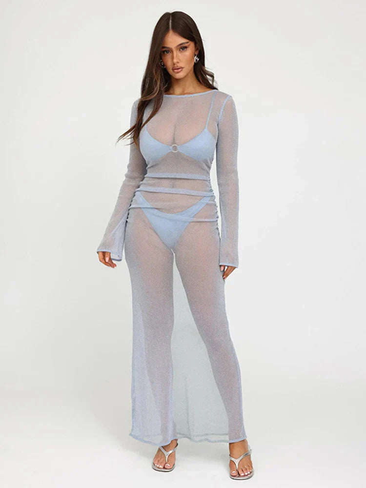 Sparkle Glitter Perspective Vacation Dress