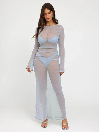 Sparkle Glitter Perspective Vacation Dress