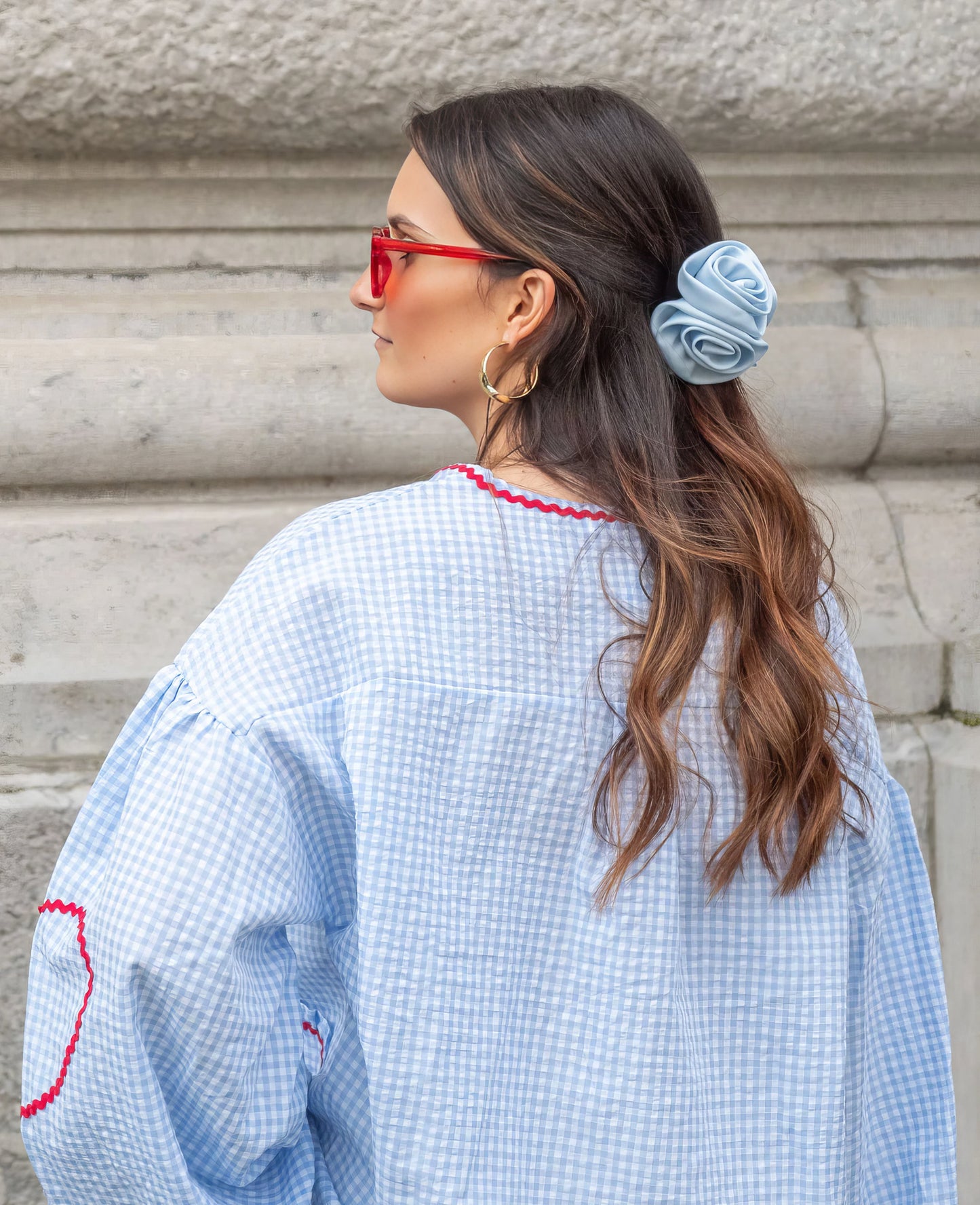 Trendy Summer Top with Heart Print – Lightweight and Stylish Women's Blouse