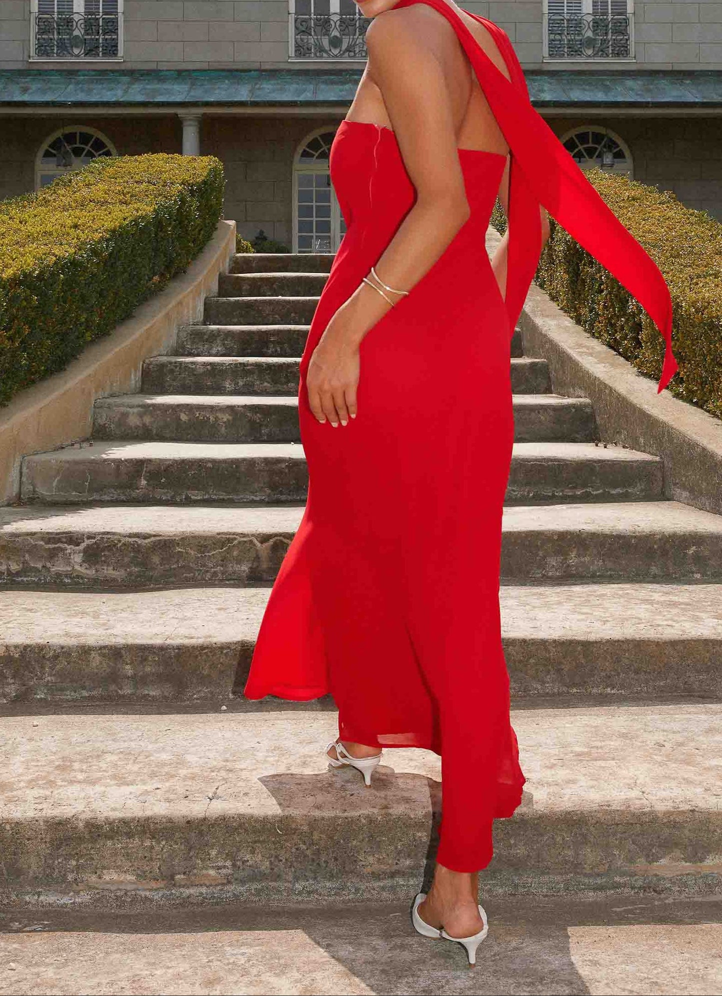 Pasquelina Maxi Dress - Red