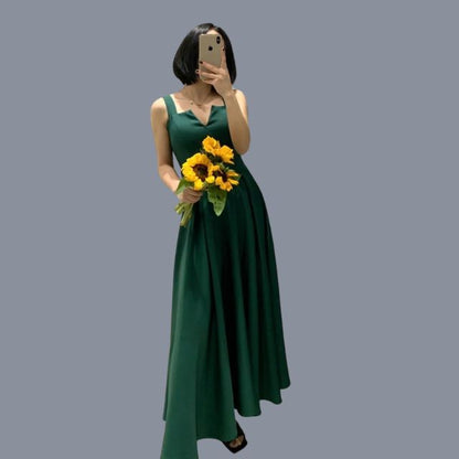| Yellow Sleeveless Cocktail Dress