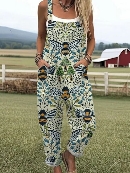 Elowen | Embroidered Pattern Jumpsuit