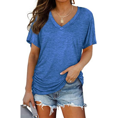 Livia | V-Neck Loose Shirt