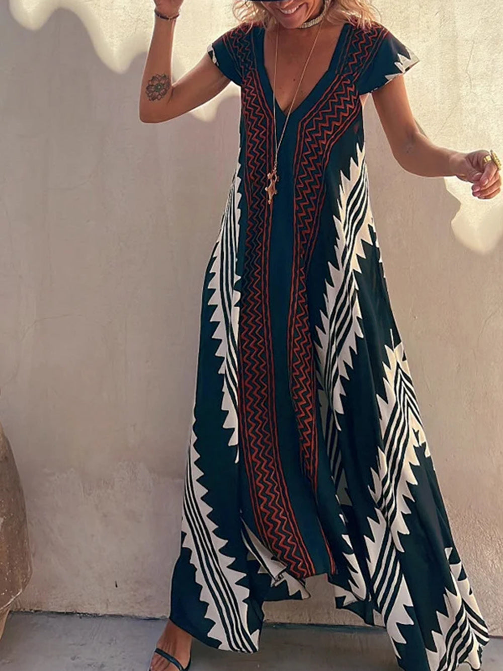 Sahara-Dream Maxi Dress