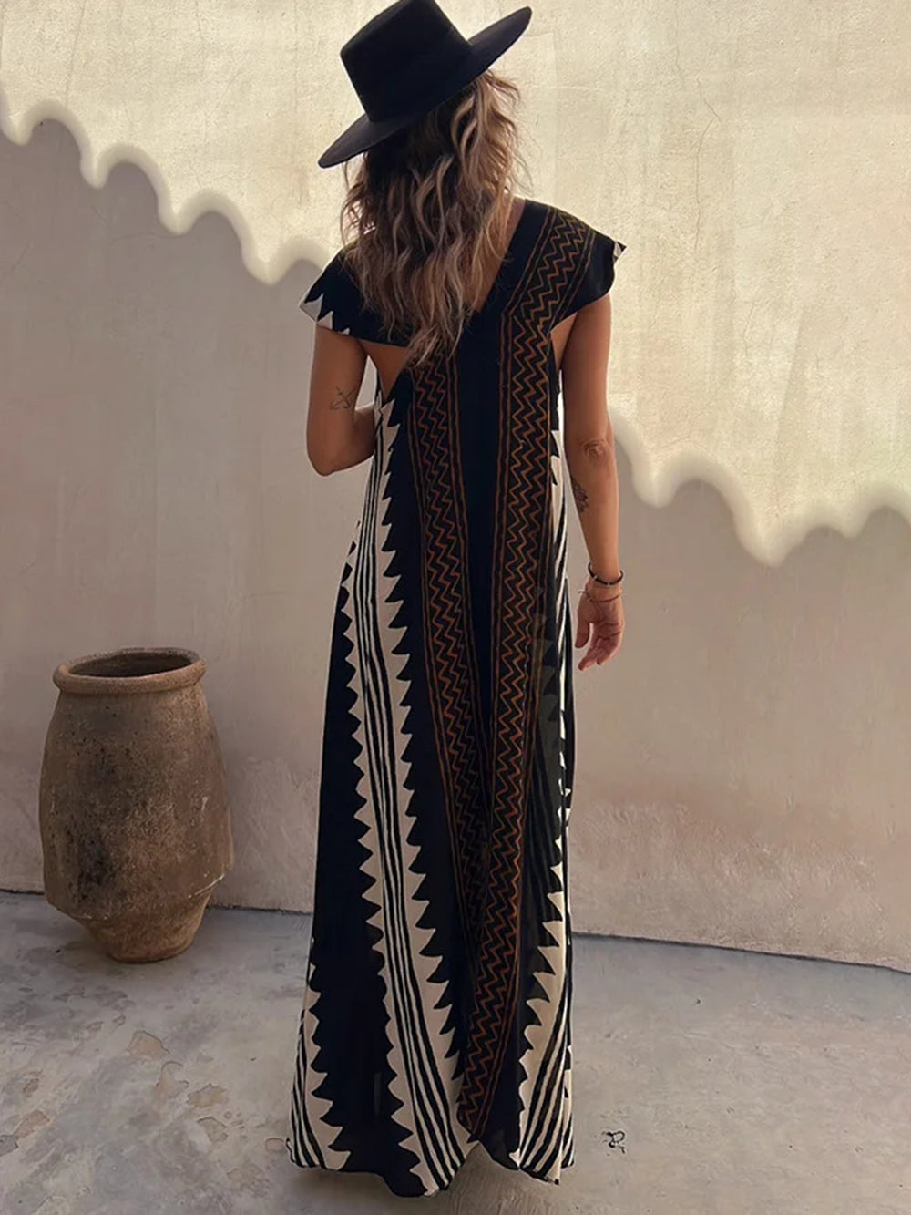 Sahara-Dream Maxi Dress