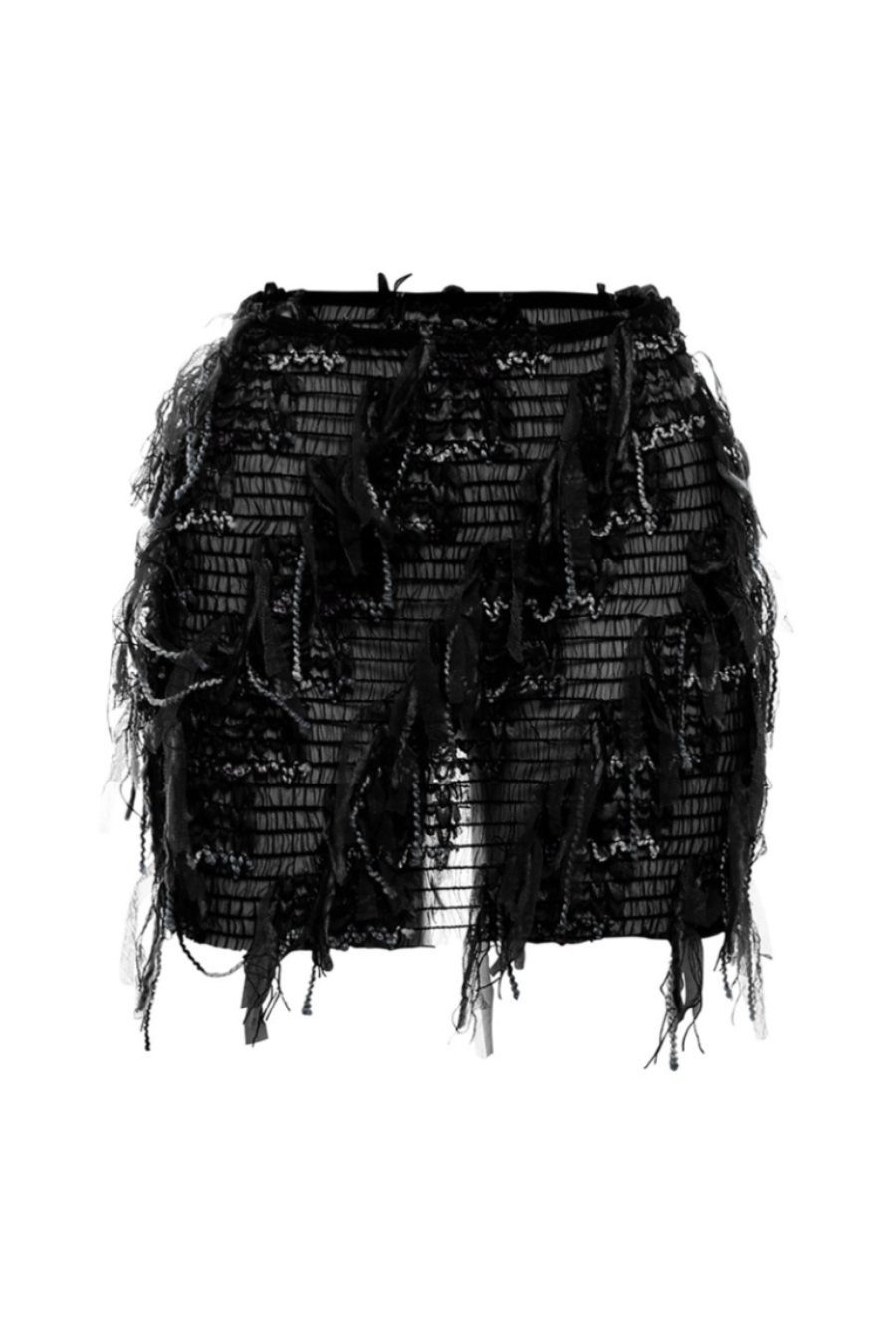Verona Mesh Ripped Skirt