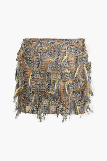 Verona Mesh Ripped Skirt