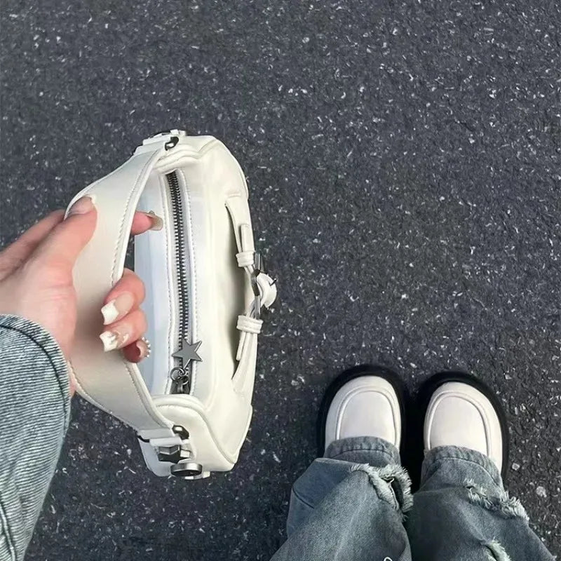 Casual Cute White Star Shoulder Bag