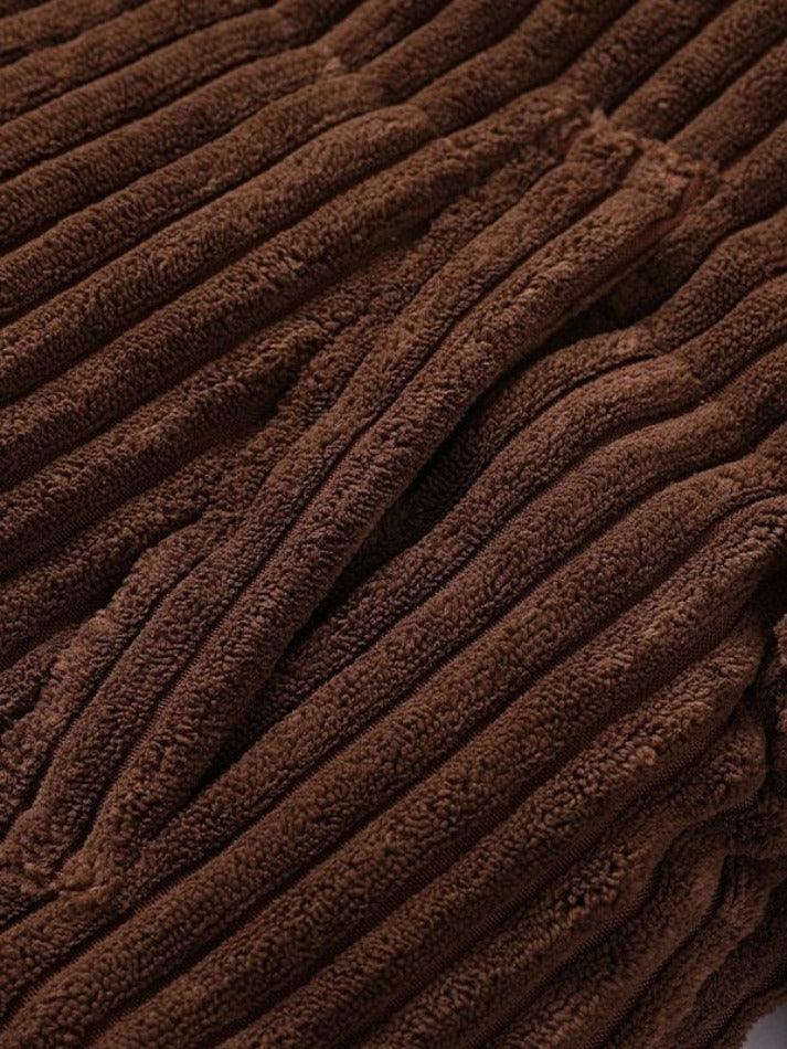 Vintage Zip Up Corduroy Padded Jacket
