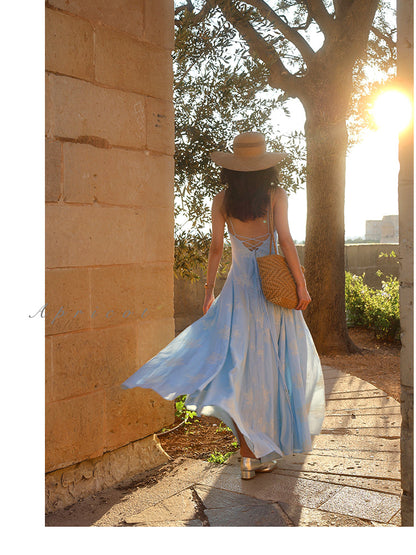 Vintage Handcrafted Strappy Dress