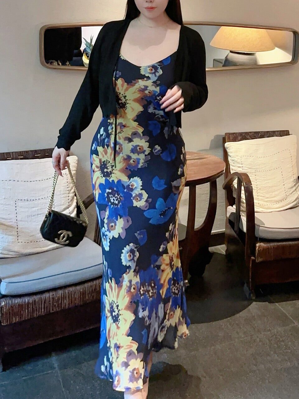 Vacation Bias-Cut Maxi Dress · Plus-Size