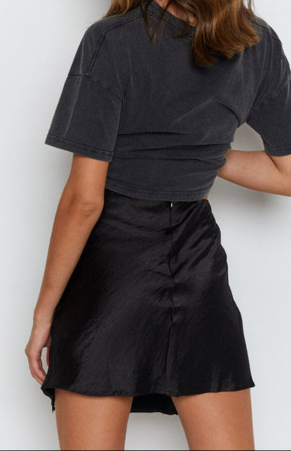 Cristina Lace Mini Skirt Black