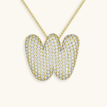 Radiant Initial Pendant Necklace