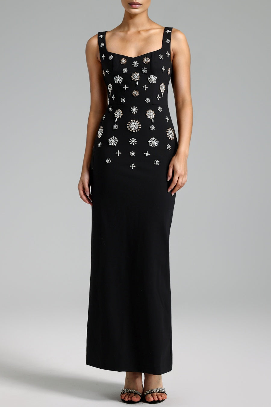 Waverla Diamante Embellished Maxi Dress