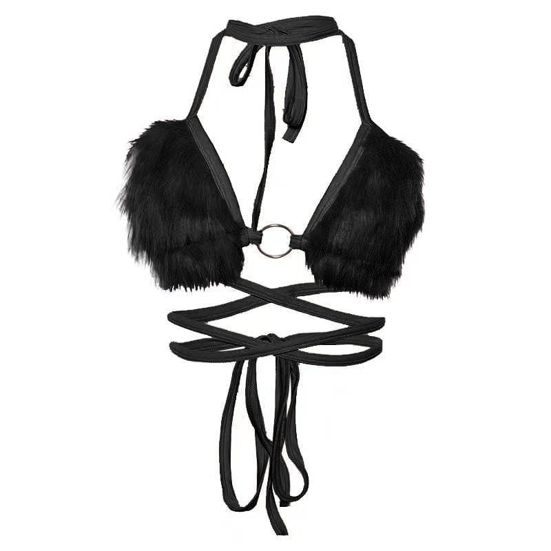Furry Bra Top