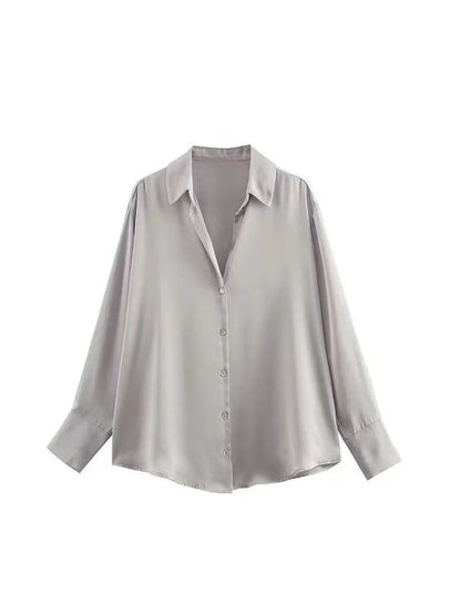 Satin Shirt Plain